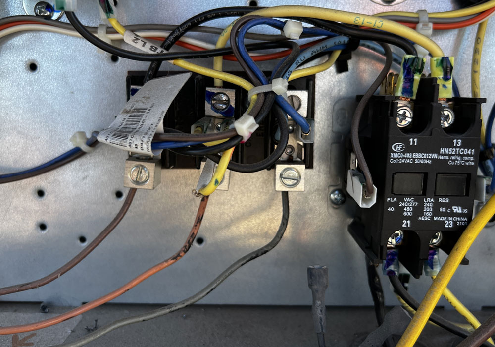Forensic investigation of HVAC equipment failure in controlled environment